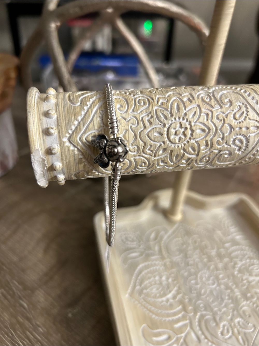 Pandora Silver Minnie Mouse snake Bracelet